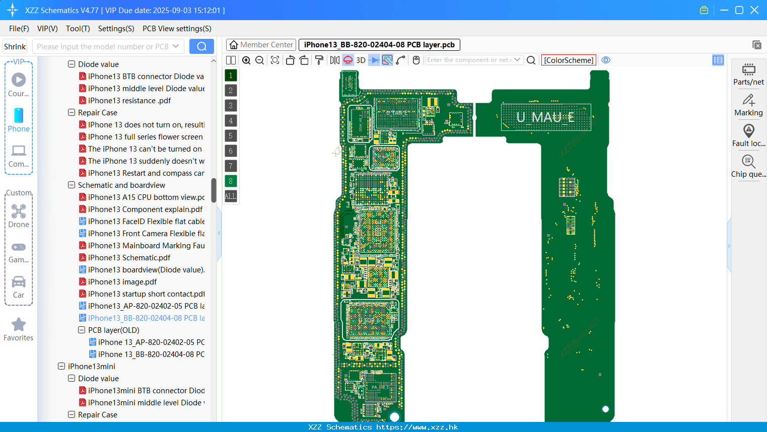 IPhone13_BB-820-02404-08 PCB Layer
